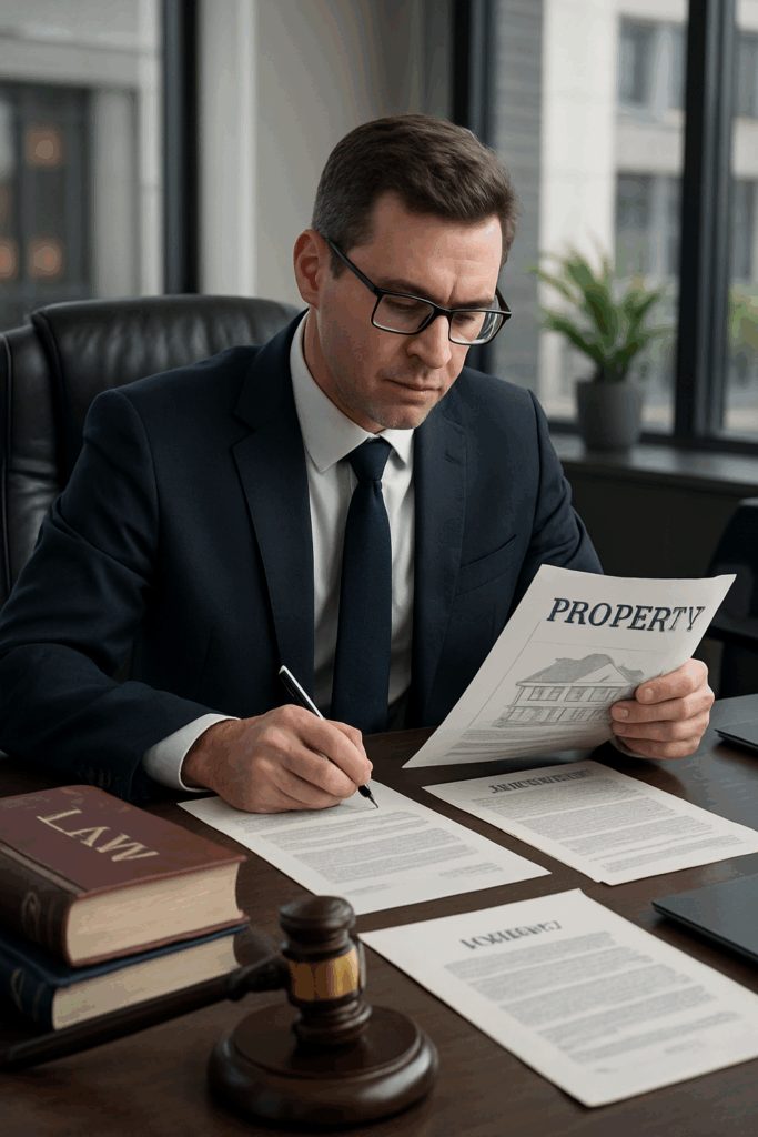 legal analysis and property security